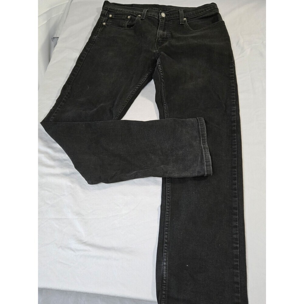 Levi's 550 Men's Relaxed Fit Straight Black Jeans Red Tab